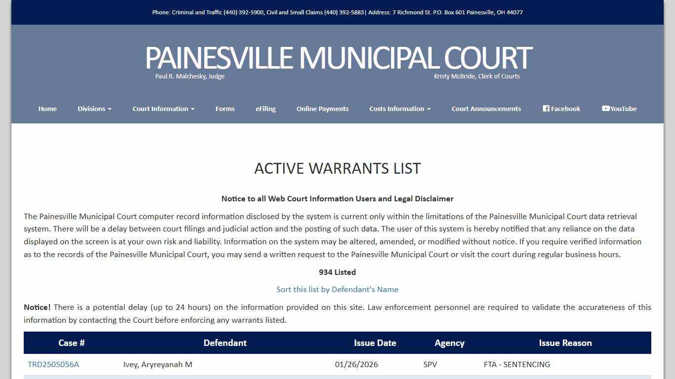 Painesville Municipal Court